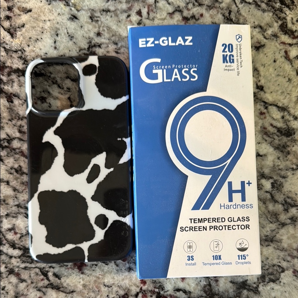 Casely iPhone 13 Pro Max and privacy screen protector